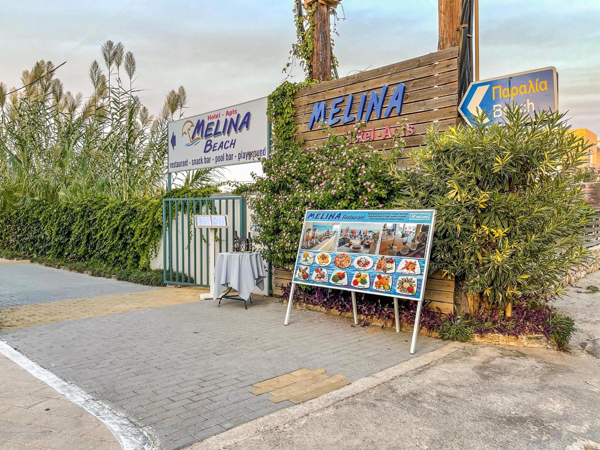 Melina Beach Aparthotel Platanés Exterior foto