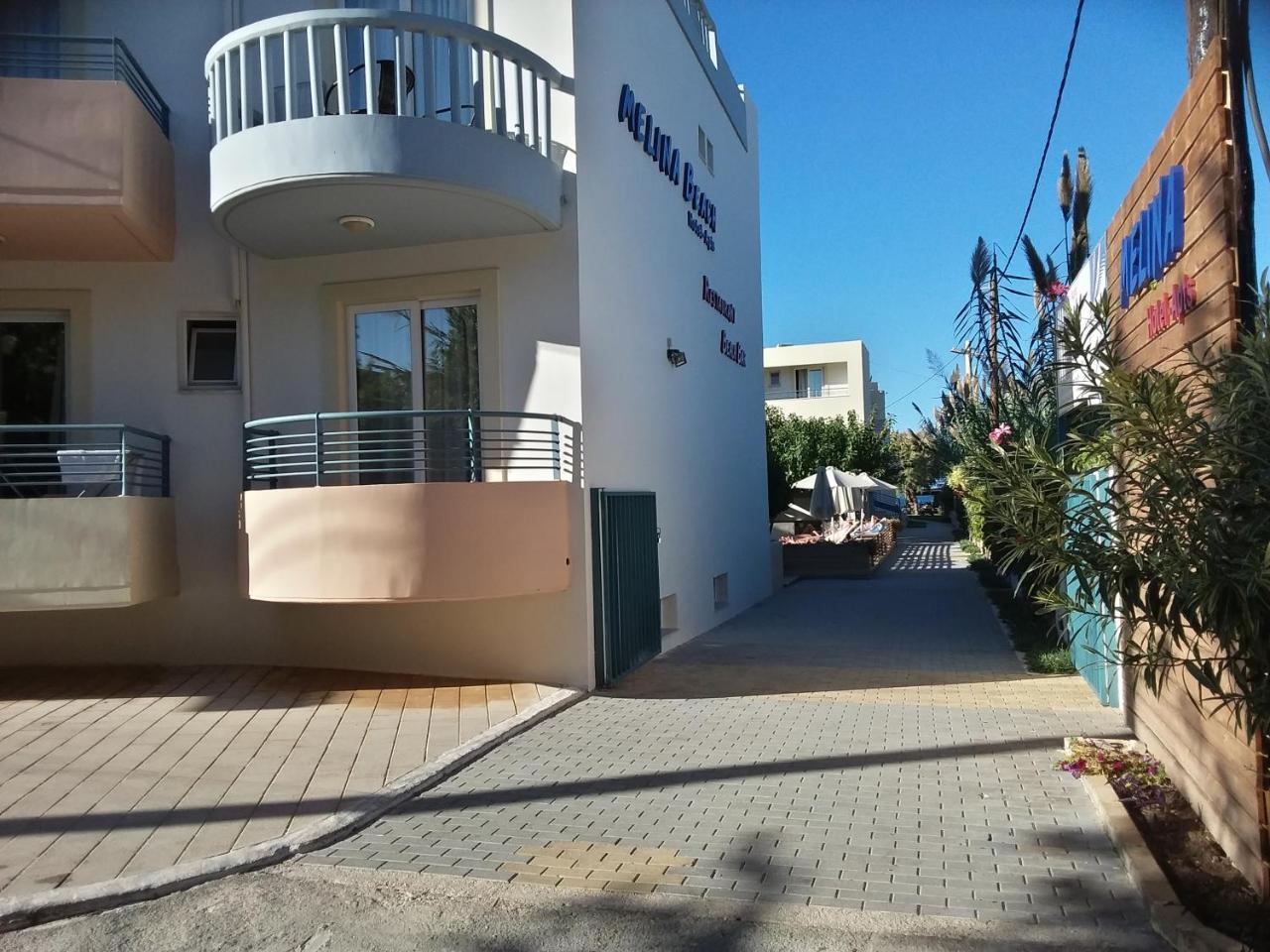 Melina Beach Aparthotel Platanés Exterior foto